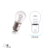 Imagem de LÂMPADA MINIATURA P21W/PY21W – CENTRADO