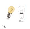 Imagem de LÂMPADA MINIATURA P21W/PY21W – CENTRADO