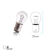 Imagem de LÂMPADA MINIATURA P21W/PY21W – DESCENTRADO